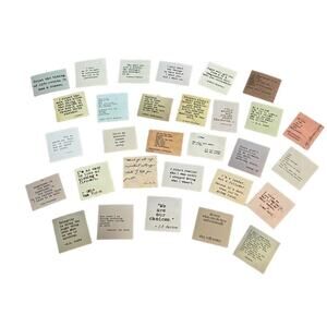 Inspirational Quotes Stickers Lot Of 30 Journaling Cup Laptop Locker Happiness